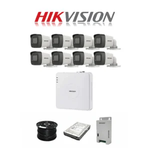HikVision 8 Ch Turbo HD Kit Embedded DVR 8 x HD1080P Camera 20M Night vision 1TB HD 100m Cable