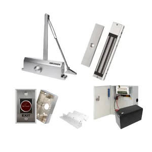 Hikvision Mag Lock Kit Battery Back up One Door Excl Terminal